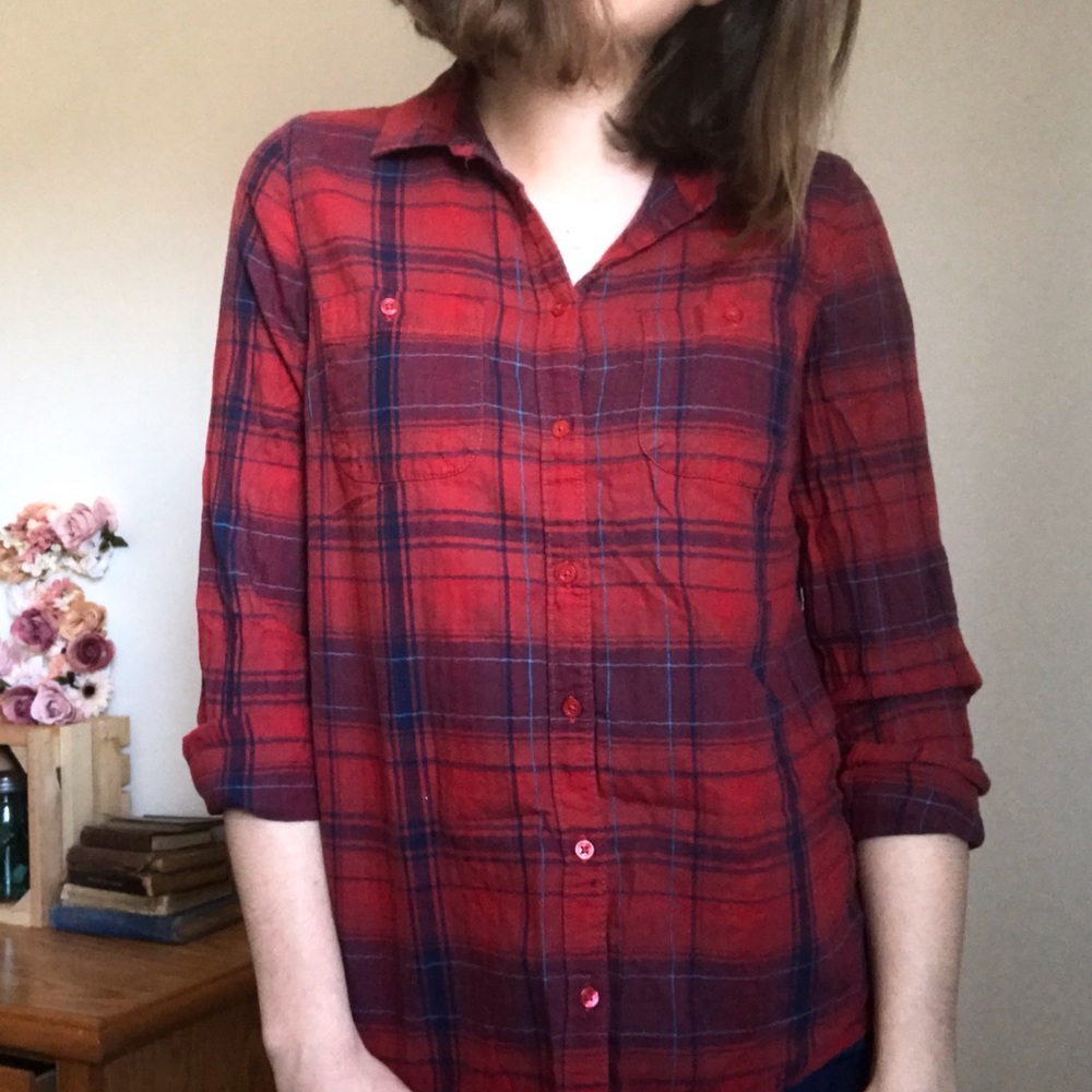 Women’s button down flannel